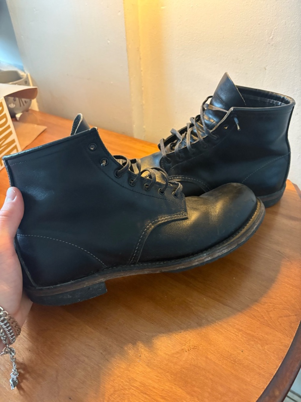Redwing Leather Boots Vintage Made In USA